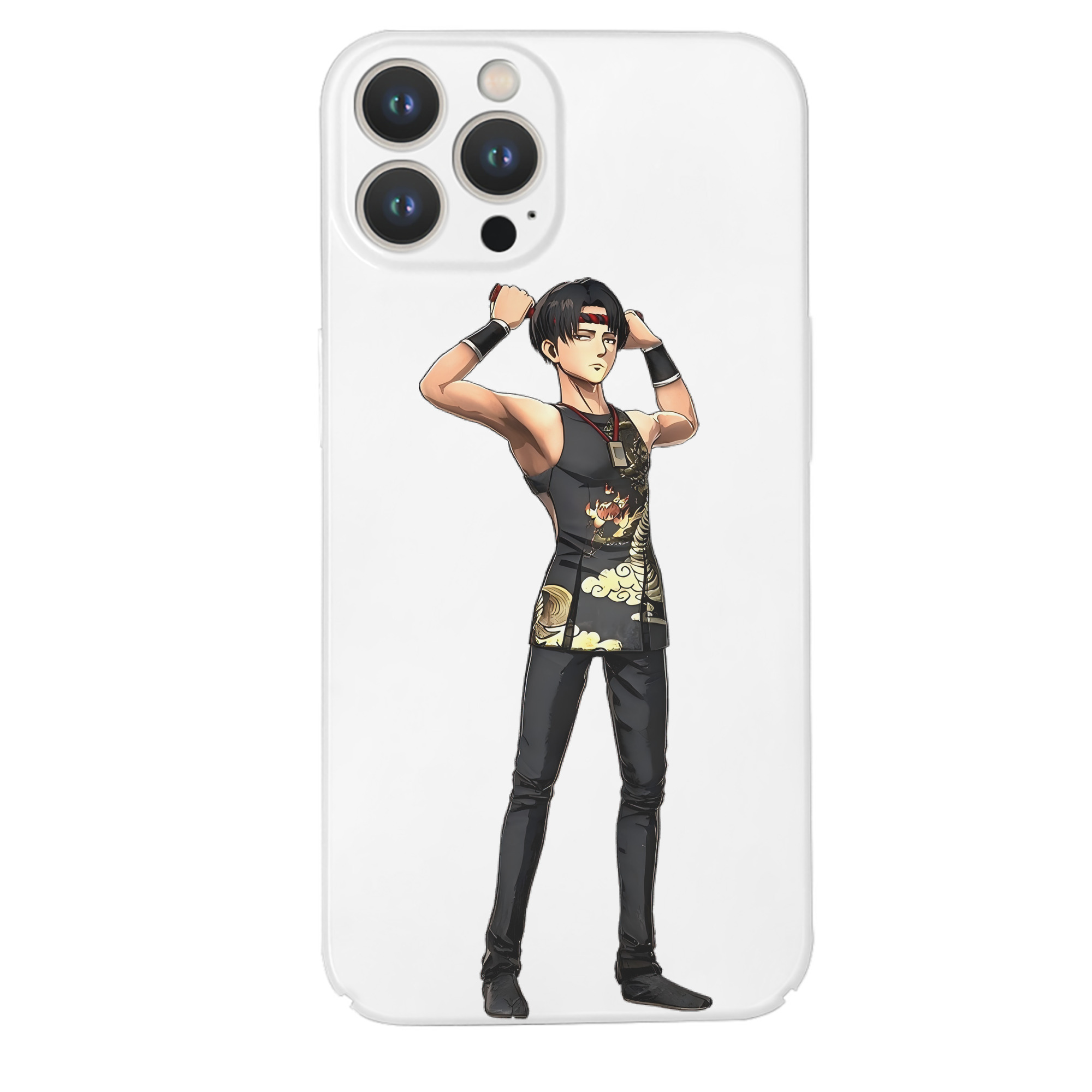（画像用） 進撃の巨人 リヴァイ·アッカーマン Attack on Titan Levi Ackerman 【iPhone 14シリーズ対応】ハードケース